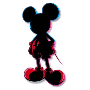 Mickey Mouse Silhouette Decoration Png Gmc18 PNG Image