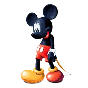 Mickey Mouse Silhouette Design Png 41 PNG Image