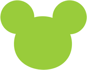 Mickey Mouse Silhouette Graphic PNG Image