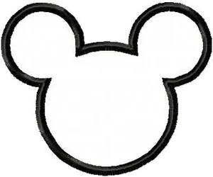 Mickey_ Mouse_ Silhouette.png PNG Image