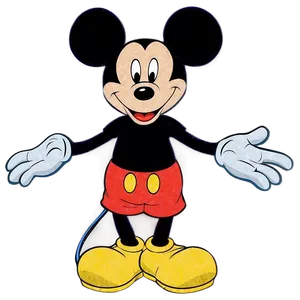 Mickey Mouse Silhouette Scene Png Yvf PNG Image