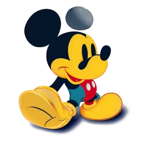 Mickey Mouse Silhouette Stencil Png Tkh PNG Image