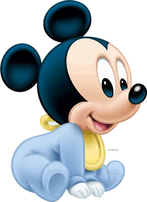 Mickey_ Mouse_ Smiling_ Vector_ Illustration.png PNG Image