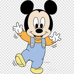 Mickey_ Mouse_ Waving_ Cartoon PNG Image