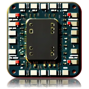 Microprocessor Chip Icon Png 06282024 PNG Image