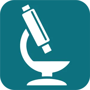 Microscope Icon Biology Research PNG Image