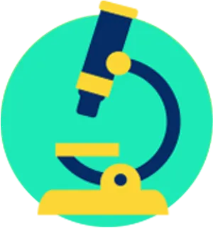 Microscope Icon Biology Research PNG Image