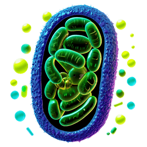 Microscopic Bacteria PNG qkw PNG