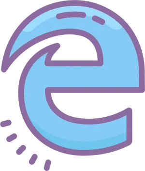 Microsoft Edge Logo Icon PNG Image