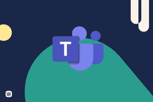 Microsoft Teams Abstract Illustration PNG image with transparent background
