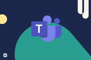 Microsoft Teams Abstract Illustration PNG Image