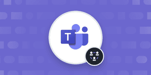 Microsoft Teams Logoand Emoticon PNG image with transparent background