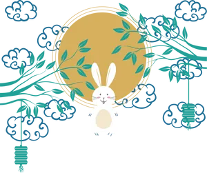 Mid Autumn Festival Rabbit PNG Image