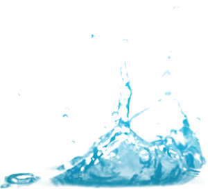 Midnight Blue Water Splash PNG Image