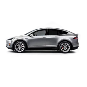 Midnight Silver Tesla Model X Png Hon42 PNG Image