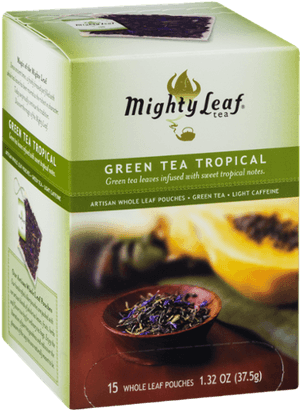 Mighty Leaf Green Tea Tropical, HD Png Download PNG with transparent background