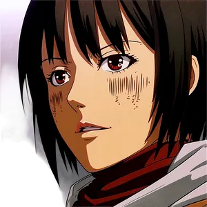 Mikasa Ackerman Close-up Png 06242024 PNG Image