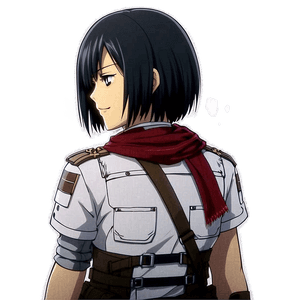 Mikasa Ackerman Farewell Scene PNG 06242024 PNG