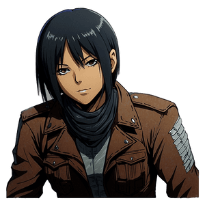 Mikasa Ackerman Farewell Scene PNG 73 PNG