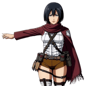 Mikasa Ackerman Full Body PNG 61 PNG
