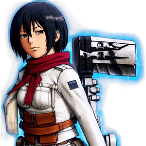 Mikasa Ackerman Night Operation PNG tge57 PNG