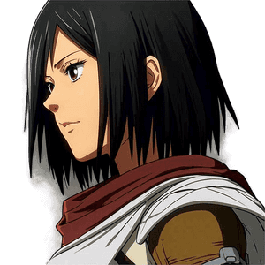 Mikasa Ackerman Serious Look PNG 77 PNG image with transparent background