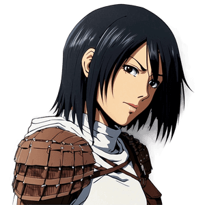 Mikasa Ackerman Side Profile PNG 06242024 PNG