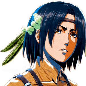 Mikasa and Eren Yeager PNG 06242024 PNG image with transparent background