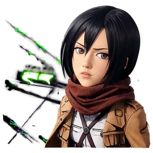 Mikasa Attack On Titan Png Mud21 PNG Image