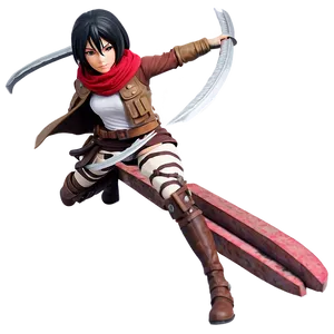 Mikasa In Battle Gear Png Kco PNG Image