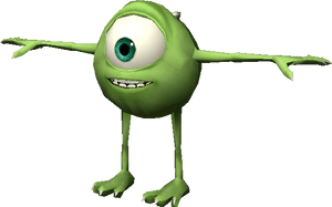 Download Zip Archive - Mike Wazowski T Pose, HD Png Download PNG image with transparent background