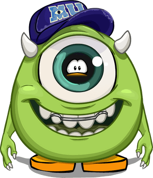 Club Penguin Wiki - Mike Monsters University Cartoon, HD Png Download PNG with transparent background