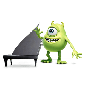 Mike Wazowski on Stage PNG eyq PNG image with transparent background