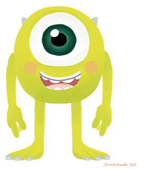 Transparent Mike Wazowski Png - Cute Mike Wazowski Mu, Png Download PNG with transparent background