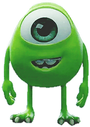 #mike #mikewazowski #mikewazowsky #mikewazowsky #pixar - Transparent Mike Wazowski Gif, HD Png Download PNG with transparent background