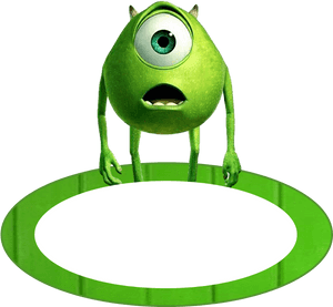 Monsters Inc Party Printables Free - Mike Wisniewski Monsters Inc, HD Png Download PNG image with transparent background