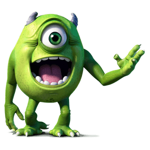 Mike Wazowski with Microphone PNG yjc PNG image with transparent background