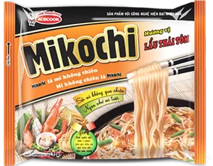 Mikochi Instant Noodles Package PNG Image