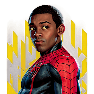 Miles Morales Close-Up PNG 05032024 PNG image with transparent background