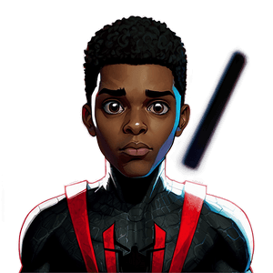 Miles Morales Comic Style PNG qpy1 PNG image with transparent background