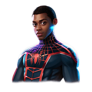 Miles Morales Digital Art PNG 47 PNG image with transparent background