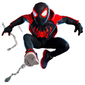 Miles Morales Jumping PNG 43 PNG image with transparent background