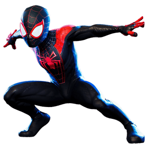 Miles Morales Signature Pose PNG 05032024 PNG image with transparent background