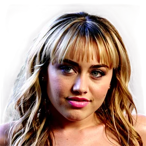 Miley Cyrus Close-up Png Ahl PNG Image