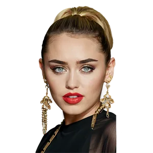 Miley Cyrus Makeup Look Png Uia PNG Image