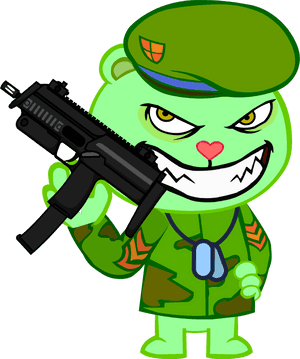 Happy Tree Friends Flippy Png - Flippy Happy Tree Friends Png, Transparent Png PNG