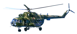 Military_ Helicopter_in_ Flight PNG Image