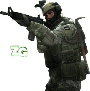 Military Operativewith Rifle PNG image with transparent background