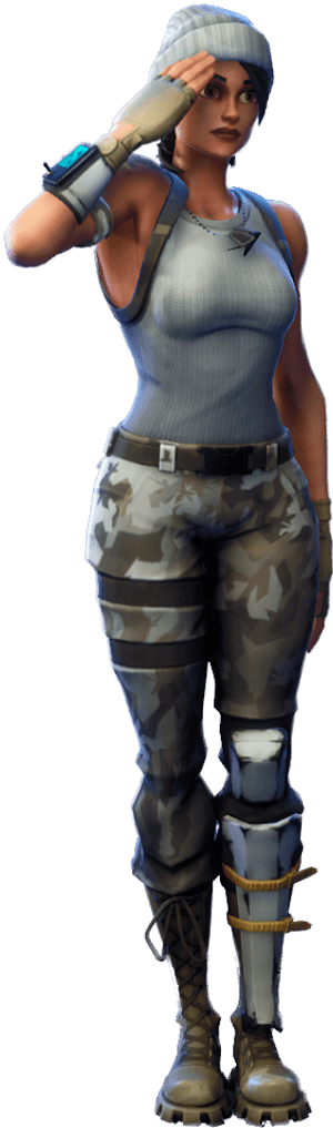 Fortnite Skin With Gun, HD Png Download PNG image with transparent background