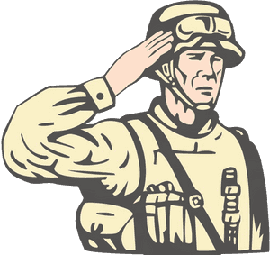 Transparent Salute Png - American Soldier Ww1 Saluting, Png Download PNG image with transparent background